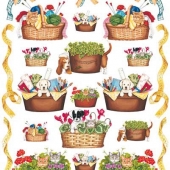 192  Корзины с цветами и животными